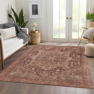 Dalyn Solace SL14 Burgundy Machine Washable Area Rug Lifestyle Image Feature