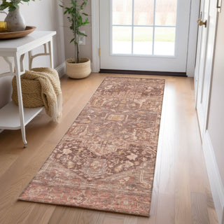Dalyn Solace SL14 Burgundy Machine Washable Area Rug Runner Lifestyle Image Feature