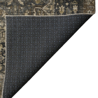 Dalyn Solace SL14 Charcoal Machine Washable Area Rug Backing Image