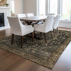 Dalyn Solace SL14 Charcoal Machine Washable Area Rug Lifestyle Image Feature