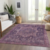 Dalyn Solace SL14 Eggplant Machine Washable Area Rug Lifestyle Image Feature