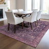 Dalyn Solace SL14 Eggplant Machine Washable Area Rug Lifestyle Image Feature