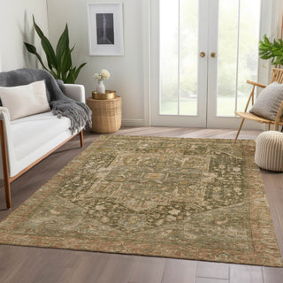 Dalyn Solace SL14 Fern Machine Washable Area Rug Lifestyle Image Feature
