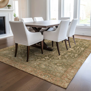 Dalyn Solace SL14 Fern Machine Washable Area Rug Lifestyle Image Feature
