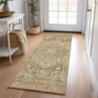 Dalyn Solace SL14 Fern Machine Washable Area Rug Runner Lifestyle Image Feature