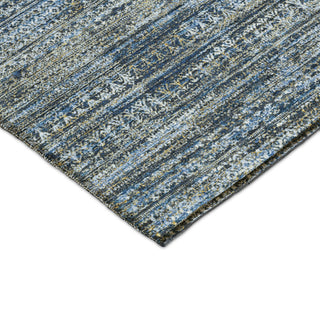 Dalyn Solace SL3 Denim Machine Washable Area Rug Corner Image