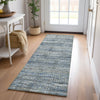 Dalyn Solace SL3 Denim Machine Washable Area Rug Runner Lifestyle Image Feature