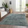 Dalyn Solace SL3 Teal Machine Washable Area Rug Lifestyle Image Feature