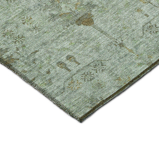 Dalyn Solace SL4 Aloe Machine Washable Area Rug Corner Image