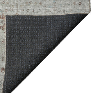 Dalyn Solace SL4 Gray Machine Washable Area Rug Backing Image
