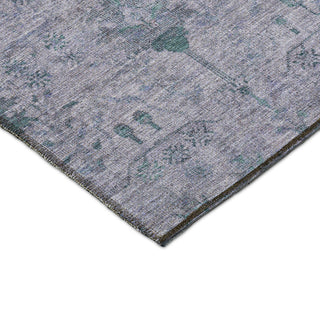 Dalyn Solace SL4 Lavender Machine Washable Area Rug Corner Image