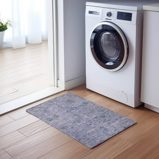 Dalyn Solace SL4 Lavender Machine Washable Area Rug Scatter Lifestyle Image Feature