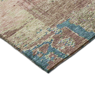 Dalyn Solace SL5 Blush Machine Washable Area Rug Corner Image