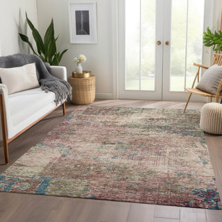 Dalyn Solace SL5 Blush Machine Washable Area Rug Lifestyle Image Feature