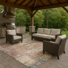 Dalyn Solace SL5 Blush Machine Washable Area Rug Outdoor Lifestyle Image Feature
