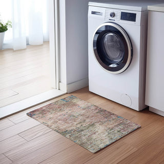 Dalyn Solace SL5 Blush Machine Washable Area Rug Scatter Lifestyle Image Feature