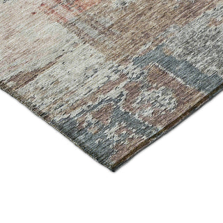 Dalyn Solace SL5 Gray Machine Washable Area Rug Corner Image