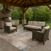 Dalyn Solace SL5 Gray Machine Washable Area Rug Outdoor Lifestyle Image Feature