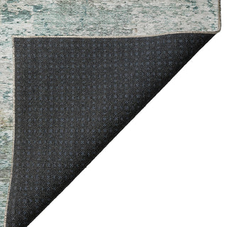 Dalyn Solace SL5 Teal Machine Washable Area Rug Backing Image