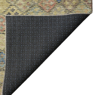 Dalyn Solace SL6 Gold Machine Washable Area Rug Backing Image