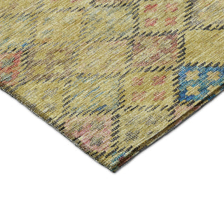 Dalyn Solace SL6 Gold Machine Washable Area Rug Corner Image