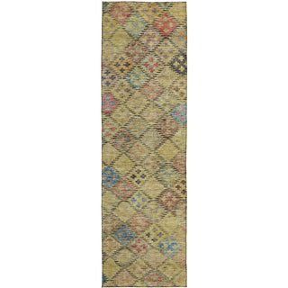 Dalyn Solace SL6 Gold Machine Washable Area Rug Runner Main Image