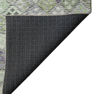 Dalyn Solace SL6 Green Machine Washable Area Rug Backing Image