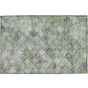 Dalyn Solace SL6 Green Machine Washable Area Rug Scatter Main Image