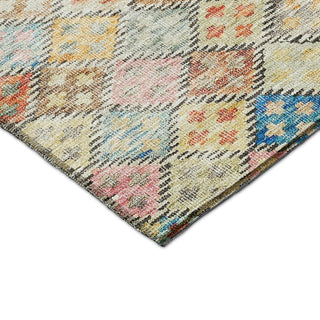 Dalyn Solace SL6 Paprika Machine Washable Area Rug Corner Image