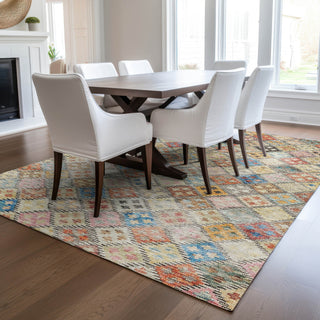 Dalyn Solace SL6 Paprika Machine Washable Area Rug Lifestyle Image Feature