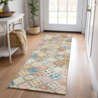 Dalyn Solace SL6 Paprika Machine Washable Area Rug Runner Lifestyle Image Feature