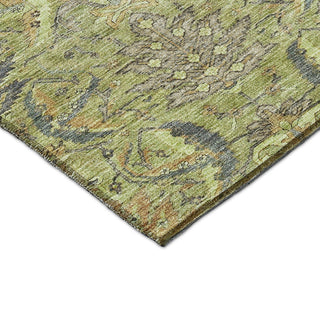 Dalyn Solace SL7 Aloe Machine Washable Area Rug Corner Image