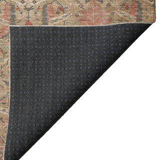 Dalyn Solace SL7 Tan Machine Washable Area Rug Backing Image