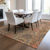 Dalyn Solace SL7 Tan Machine Washable Area Rug Lifestyle Image Feature