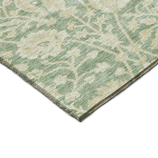 Dalyn Solace SL8 Aloe Machine Washable Area Rug Corner Image