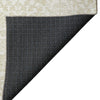 Dalyn Solace SL8 Ivory Machine Washable Area Rug Backing Image