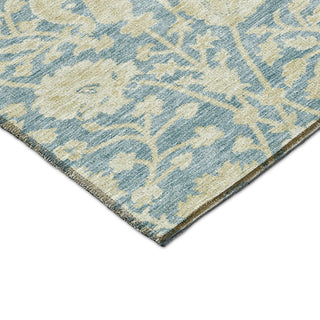 Dalyn Solace SL8 Sky Machine Washable Area Rug Corner Image