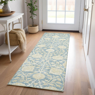 Dalyn Solace SL8 Sky Machine Washable Area Rug Runner Lifestyle Image Feature