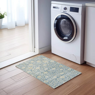 Dalyn Solace SL8 Sky Machine Washable Area Rug Scatter Lifestyle Image Feature