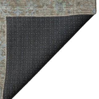 Dalyn Solace SL9 Brown Machine Washable Area Rug Backing Image