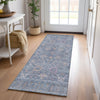 Dalyn Solace SL9 Denim Machine Washable Area Rug Runner Lifestyle Image Feature