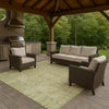 Dalyn Solace SL9 Sage Machine Washable Area Rug Outdoor Lifestyle Image Feature