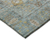 Dalyn Solace SL9 Teal Machine Washable Area Rug Corner Image