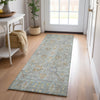 Dalyn Solace SL9 Teal Machine Washable Area Rug Runner Lifestyle Image Feature