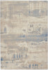 Nourison Solace SLA08 Ivory/Grey/Blue Area Rug main image