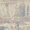 Nourison Solace SLA08 Ivory/Grey/Blue Area Rug Swatch Image