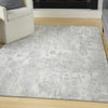 Nourison Splendid SLD01 Light Grey Area Rug Corner Image