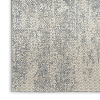 Nourison Splendid SLD01 Light Grey Area Rug T' R