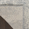Nourison Splendid SLD01 Light Grey Area Rug Corner Image