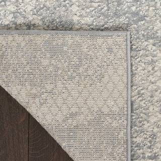 Nourison Splendid SLD01 Light Grey Area Rug Corner Image